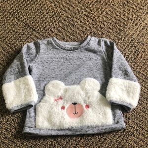 Little Lass (Girls) Polar Bear Top